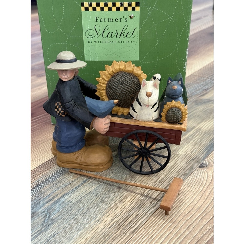 Rare Williraye Studio 2003 Market Bound Farmers Market WW7611